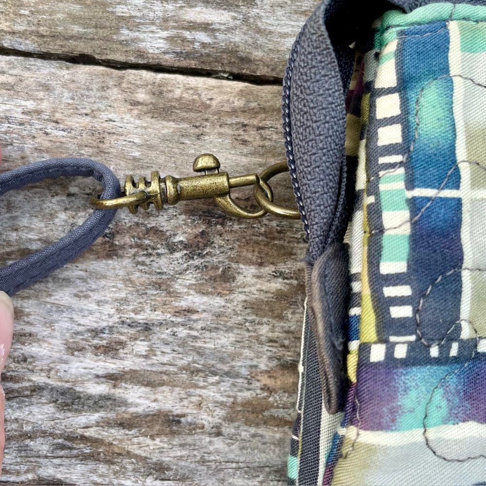 Donna Sharp Quilted Abstract Print Multi Compartm… - image 4